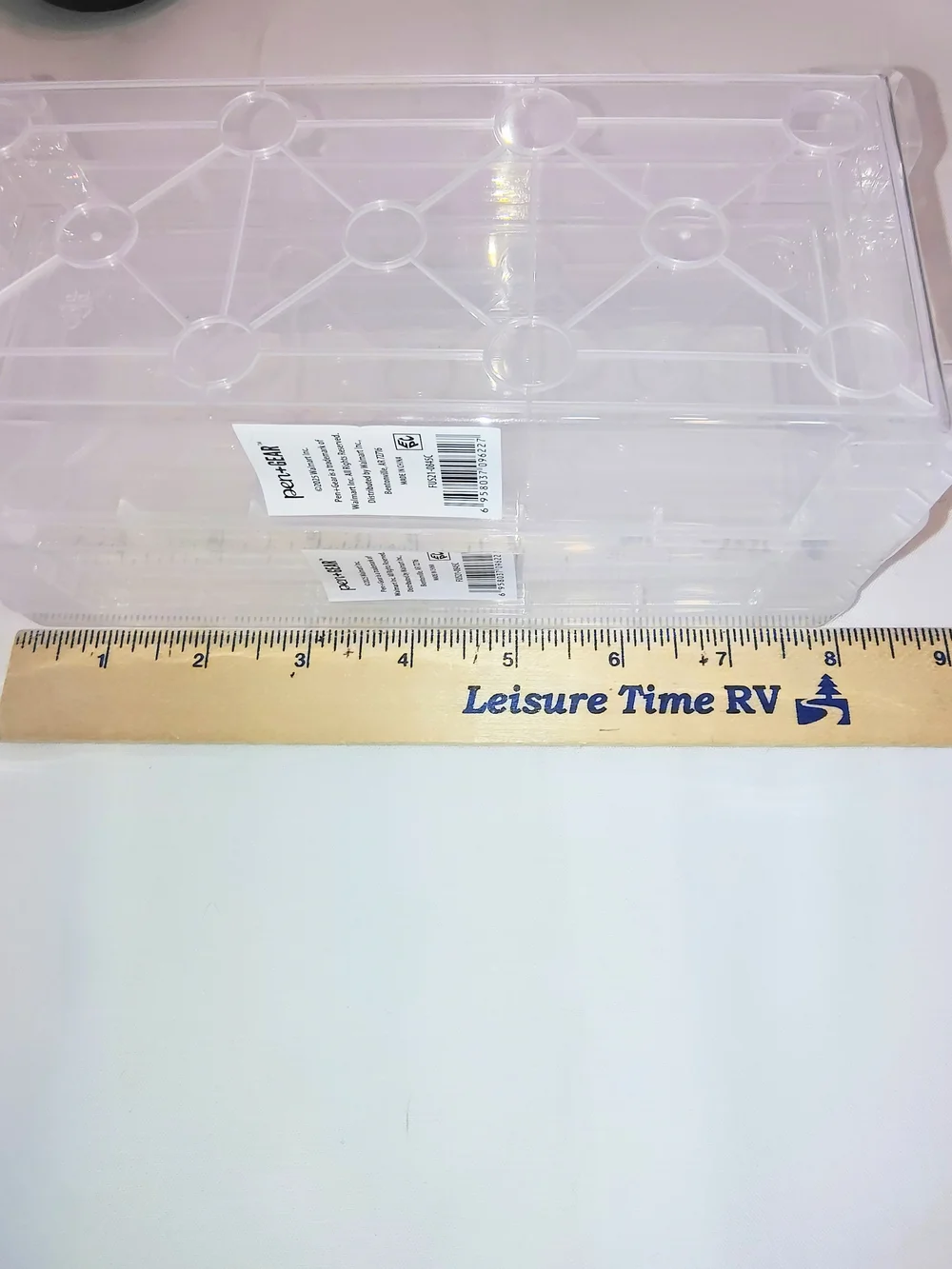 3 Clear Plastic Storage Trays